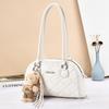 Waterfowl Shape Shoulder Bag With Stitching Details And Soft Construction For Casual Outings