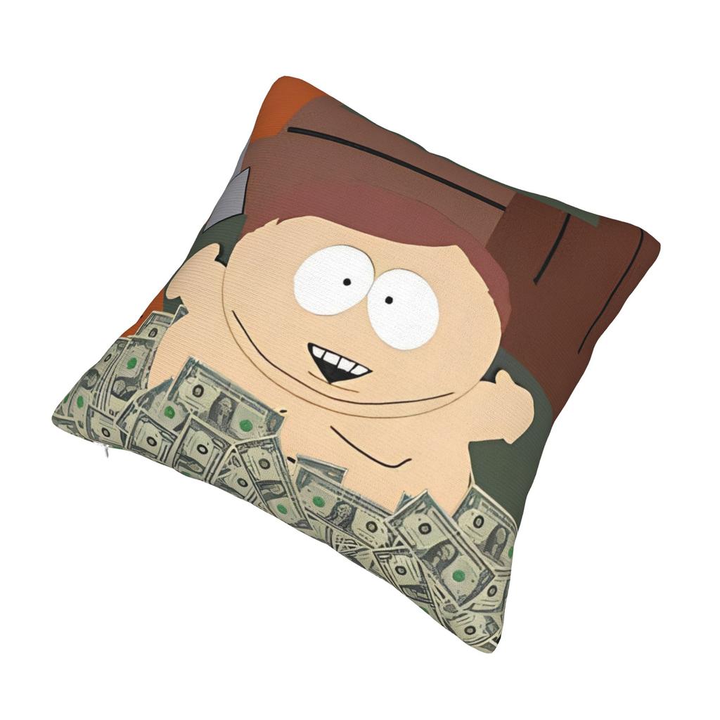 Decorative Pillowcase Southpark TV Show Merchandise Car Throw Pillow Case Cover Zipper Multiple Sizes
