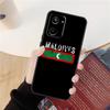 Maldives Map Case For Realme GT 7 Pro GT 6T 6 5 C55 C53 C51 C21Y C25S C61 C67 C75 10 11 12 13 14 Pro Plus