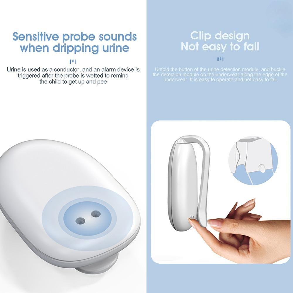 3 Reminding Modes Urine Alarm Machine Wireless Bedwetting Alarm Kids Potty Training Elder Care Pee Reminder Device