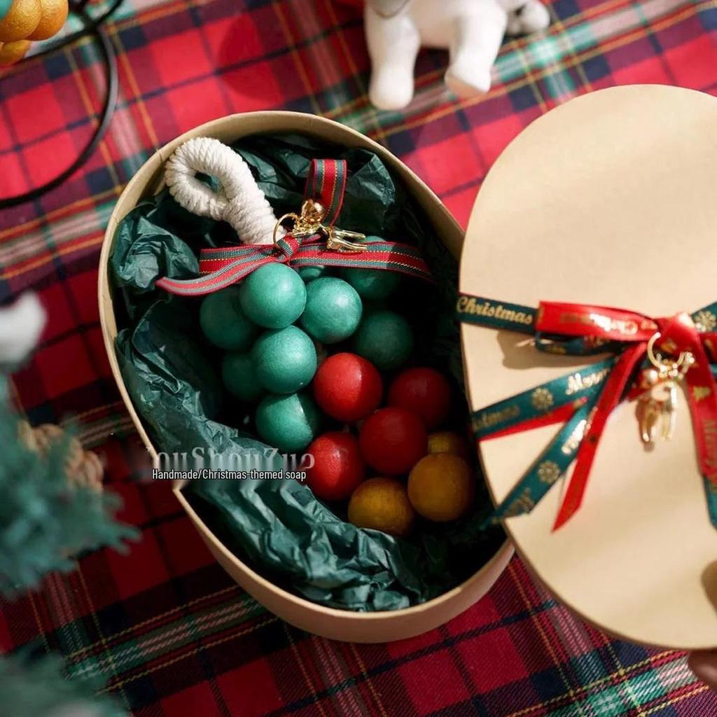 Handmade Grape Cluster Scented Soap: Long-Lasting Fragrance, Perfect Christmas Gift