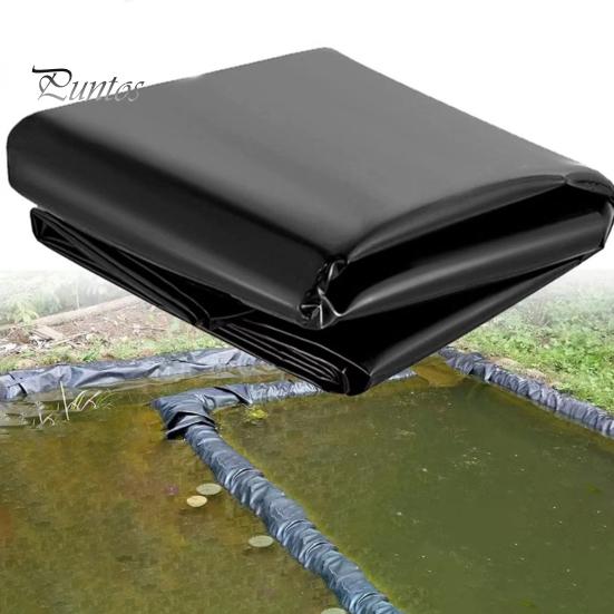 Dammliner Flexibel Lättskärande Skyddande poolmembran Långvarigt rivbeständigt underlag för fiskdamm Vattenfallsfontäner Vattenträdgårdar