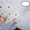 Self-Adhesive Removable 3D Waterproof Vinyl Wallpaper Suitable for Ceiling, Bedspread, Bathroom - Peel and Stick Panels, Soundproof, Soft PE Foam