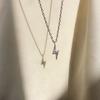 Instagram Lightning Necklace Female Trend Simple Cool Handsome Quality Japanese Boudoir Gift Choker Clavicle Chain