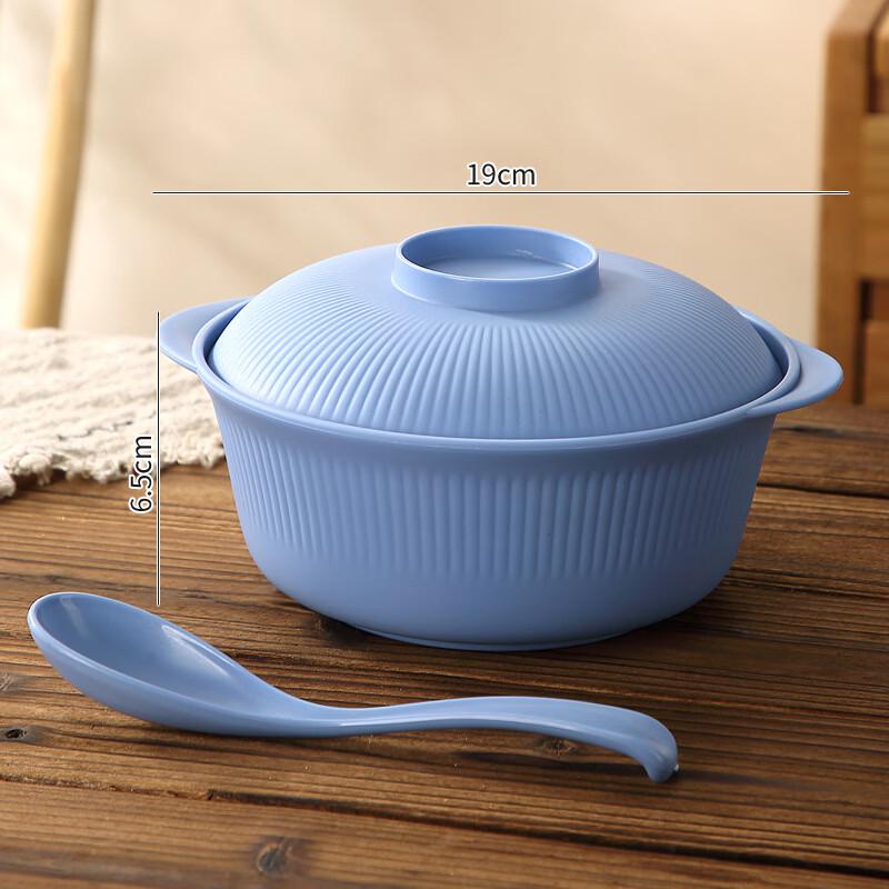 PP Imitation Ceramic Ramen Noodle Bowl Set
