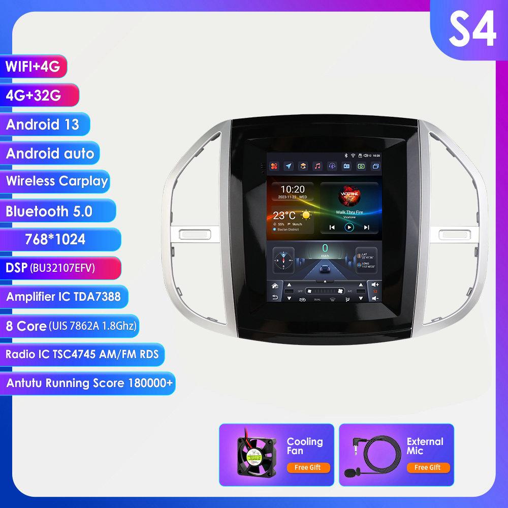 

Hizpo 9.7 Intelligent Screen 2din Android Car Radio Multimedia Video Player for Benz Vito 2014 - 2020 GPS Carplay Auto Stereo 4G RDS S4 8Core 4G 32G