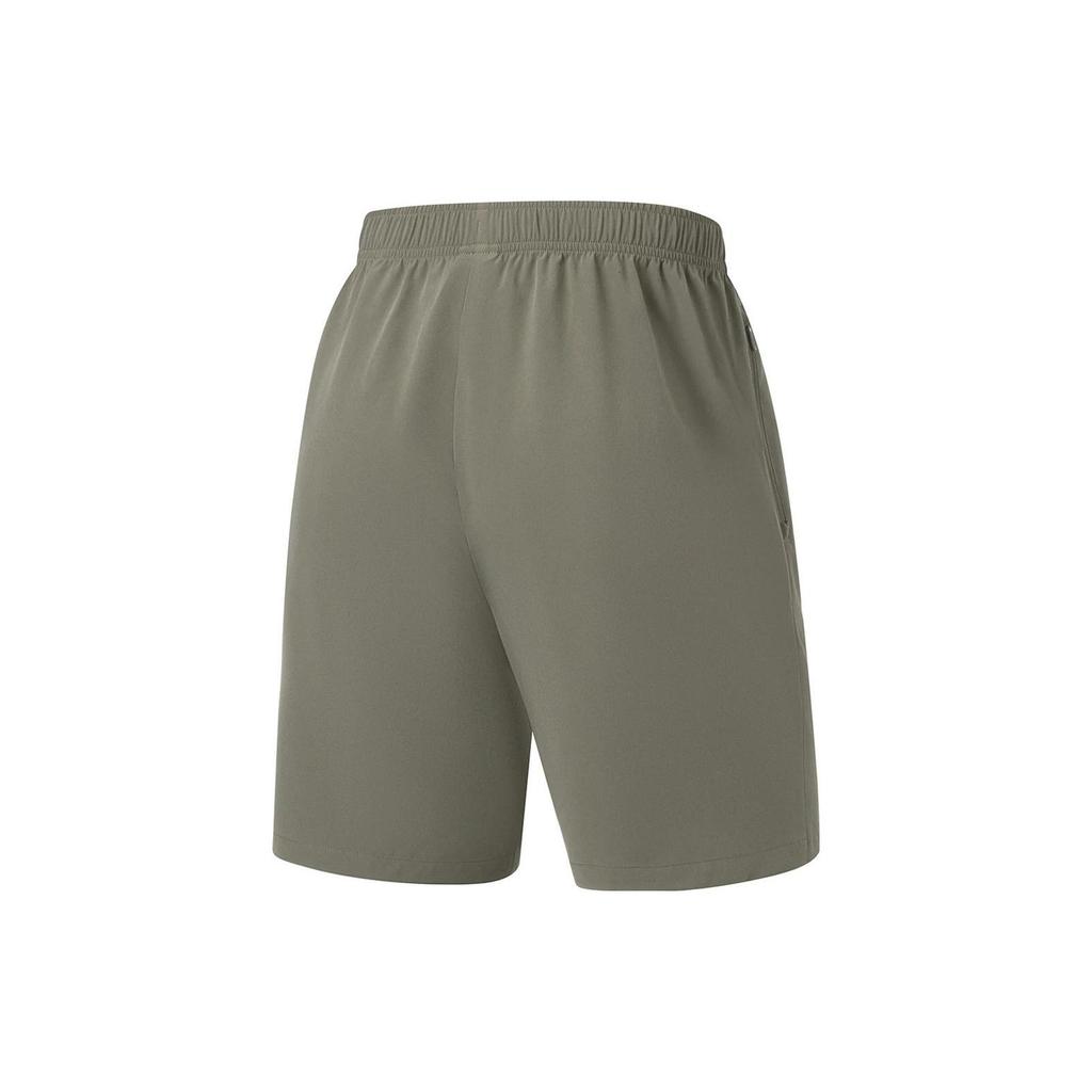 Li Ning Fitness Series Sports Shorts Men's Army Canvas Green AKST297-4