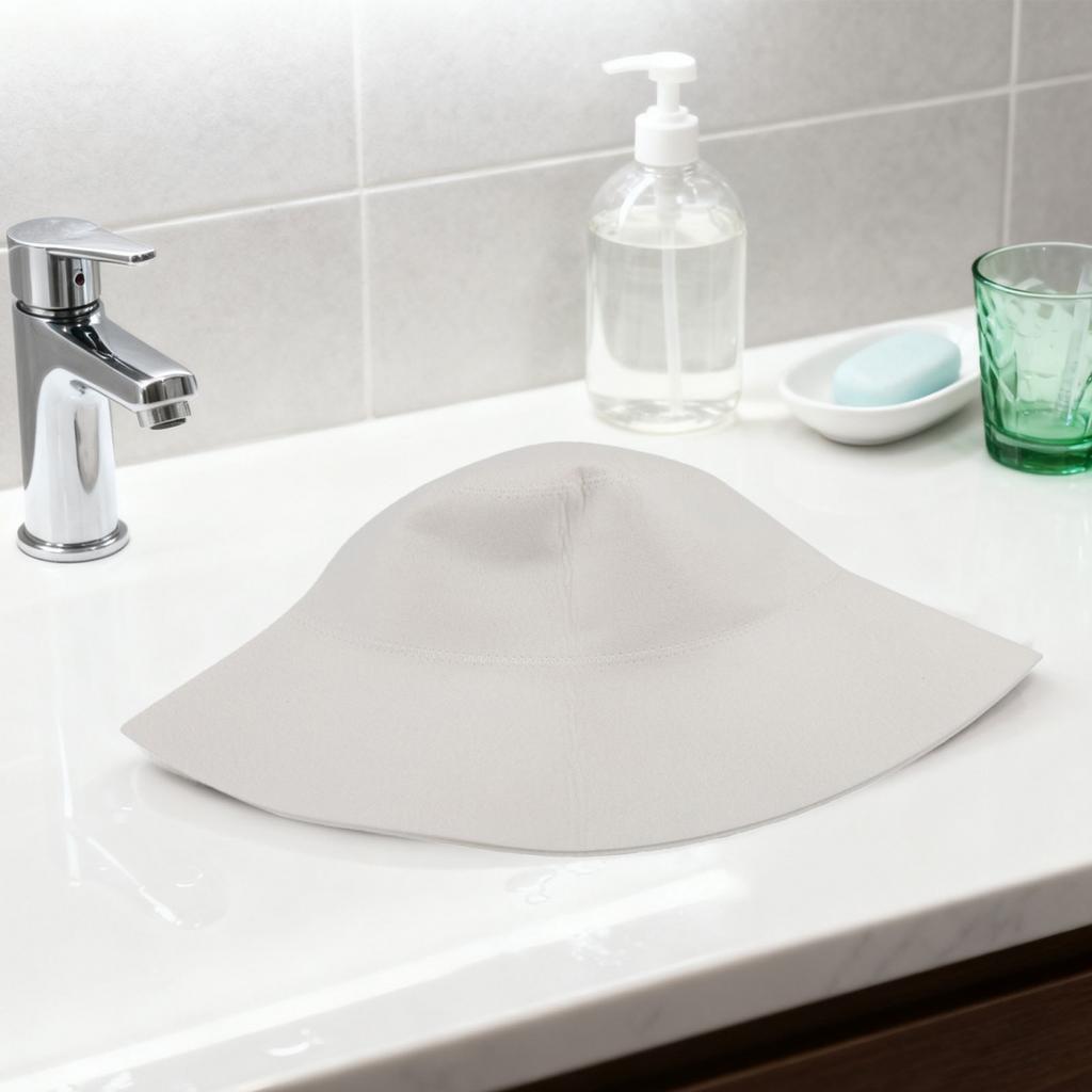 Skin-friendly Felt Bathing Cap Wool Head Protection