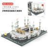 World Famous Building Block Creative City Museum Pyramid Architecture Church Villa  Tower Model DIY Bricks Toy for Kids Boy Gift