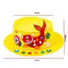 DIY Christmas Cap Adornment Children Handmade Non-Woven Hat Craft Kits Toys Ideal for Kids Kindergarten Learning-Focused Playthings Xmas Presents