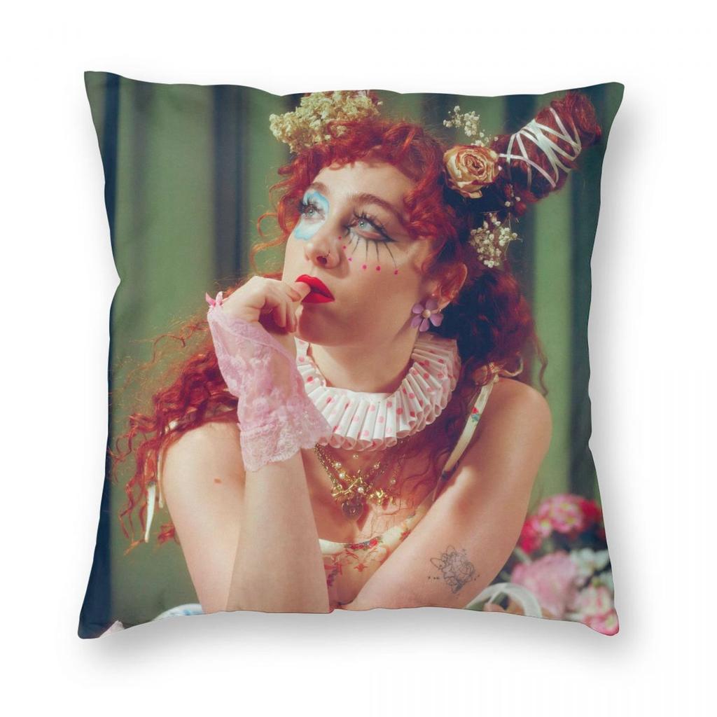 Chappell Roan Midwest Princess Pillowcase Printed Fabric Cushion Cover Decor Throw Pillow Case Cover Home Zipper 40X40cm