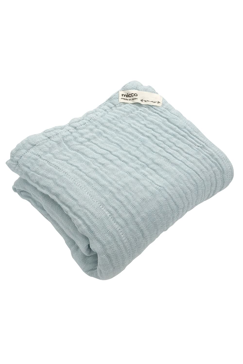 

Made in Cotton Gauze Blanket with Mosquito Net 5 90 x 120cm Solid Fluffy Baby Bath Lap Micco Japan, 100% Fabric, Layers, Approx. (Pre-Wash), Simple, синій