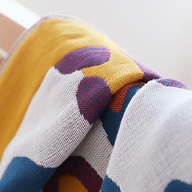 70x140cm Bath Towel Cotton Gauze Adult Household Absorbent No Lint Bath Towel Cute Soft Cartoon Pure Cotton Sand Bath Towel