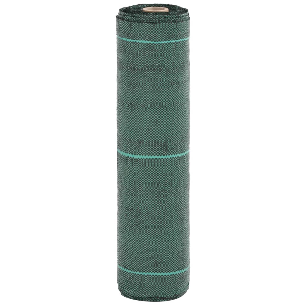 vidaXL Unkrautvlies Grün 0,5x25 M PP