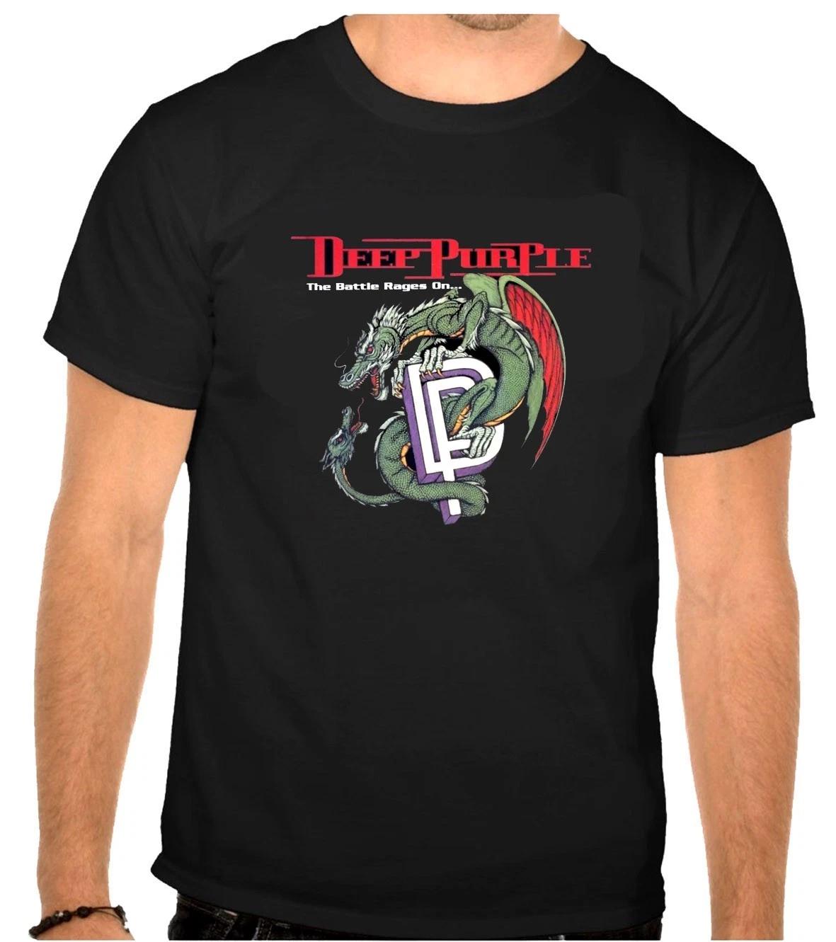 

Deep Purple Rock Music Logo Black T-Shirt -1228- M