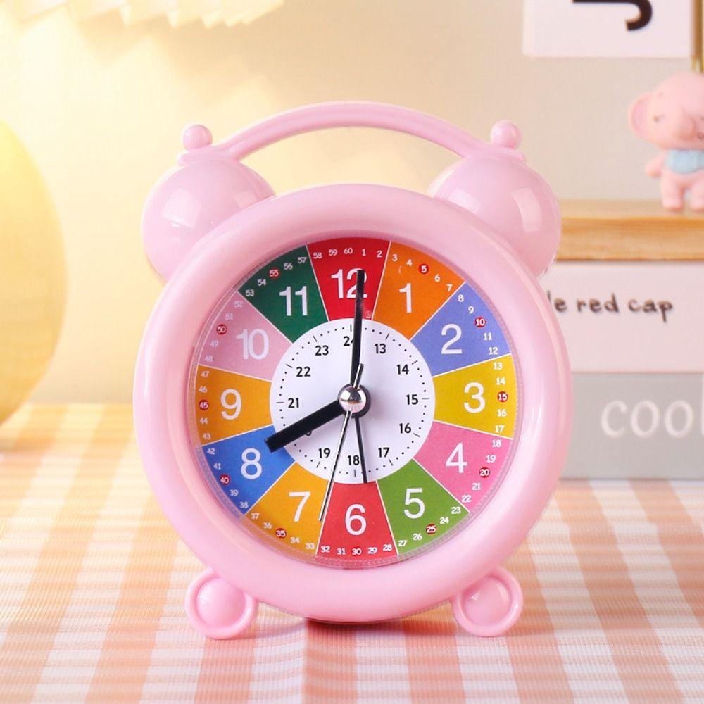 Early Education Children Desktop Clock Silent Table Alarm Clock School Student