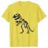 Funny Skeleton Dinosaur Shirt for Men Dinosaur Coffee T-shirts Short Sleeve Fashion Casual Funny Tee Skeleton Halloween Shirts