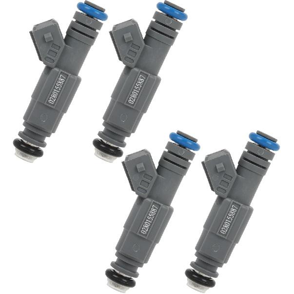 SCITOO FJ303 4Pcs 4 Holes Fuel Injectors fit for Ford for Contour 2.0L 1999 2000, for Ford for Escape 2.0L 2001 2002 2003 2004, for Mazda for Tribute