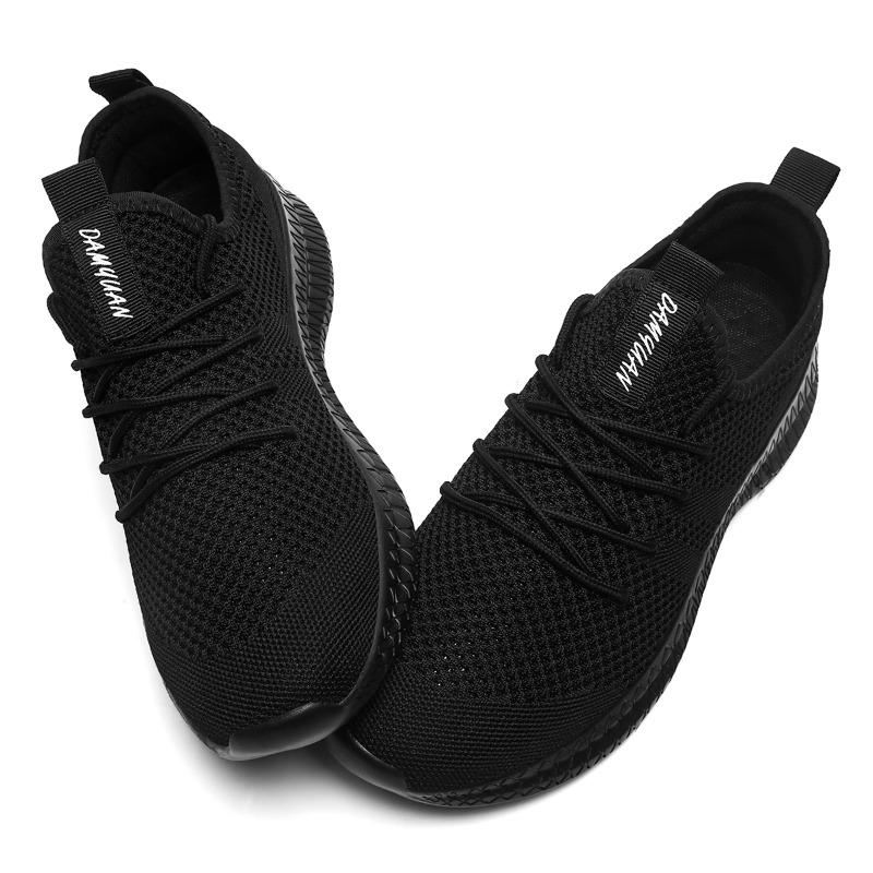 Damyuan Men Casual Flats Air Mesh Breathable Trainers Non-slip Footwear Men Vulcanized Shoes Athletic Training Tenis Feminino