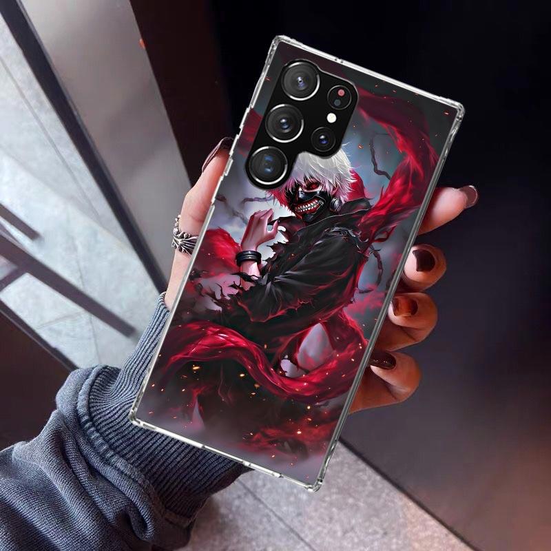G-Ghoul Tokyo Kaneki Ken Phone Case For Samsung Galaxy S26 S25 Edge S24 S23 Ultra S22 Plus S21 S20 FE Soft TPU Back Cover Funda