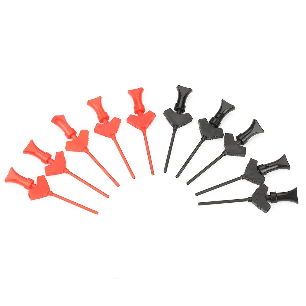 P5003 10pcs Mini Grabber Test Probe Hook for SMD IC Test Clips Jumper Logic Analyze Accessories