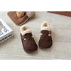 French Style Fleece Lined Thick Sole Girls Fuzzy Winter Ankle Snow Boots