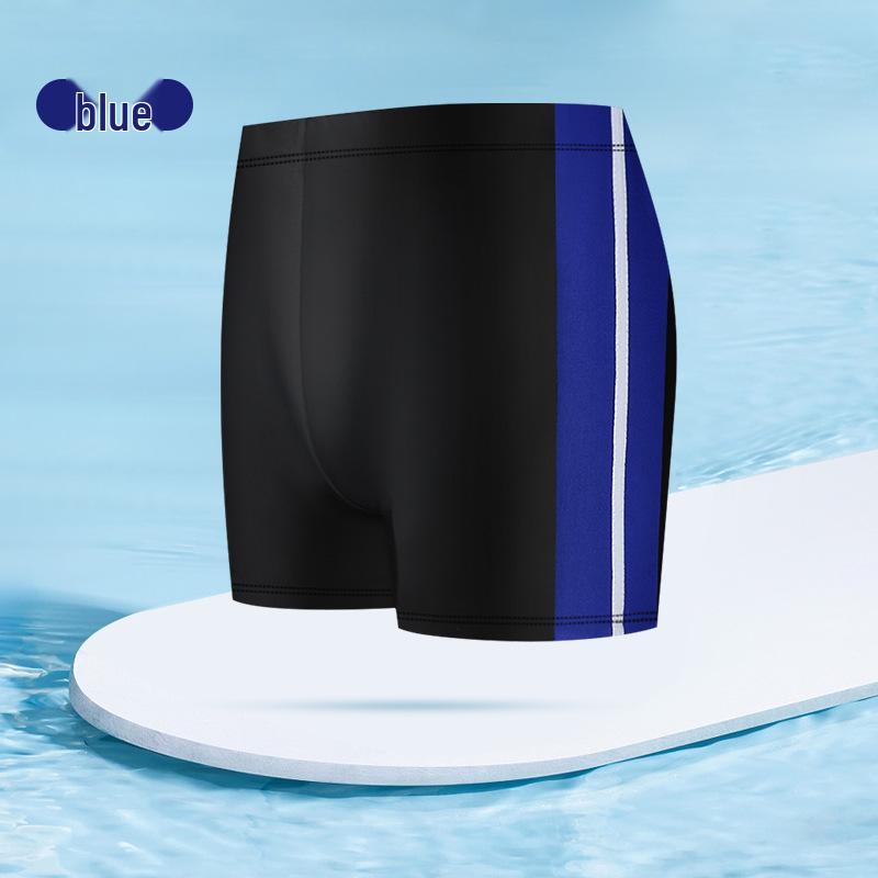 Men's Slimming Square Leg Swim Trunks - Anti-Embarrassment, Fashionable Swimwear for Summer Beach Vacations