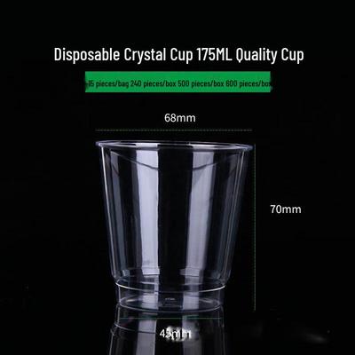 Jianlv Disposable Hard Crystal Cups