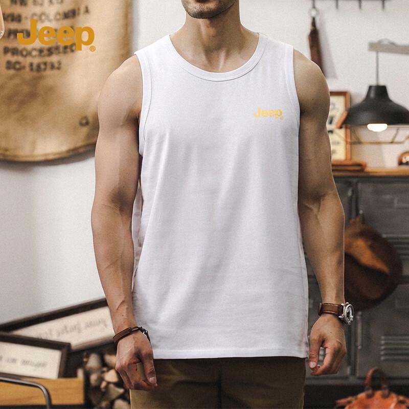 JEEP Men s Cotton Loose Fit Vest 3XL