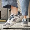 Warrior Summer Lightweight Breathable Classic Versatile Casual Sports Shoes Men sneaker Light-Gray Blue WXY-R046N01