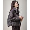 TERRE BLEUE Women's Padded Lapel Jacket