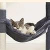 Medium Sturdy Sisal Cat Tree with Bed, Scratching Post, Integrated Frame, Toy Platform, and Kitten Supplies