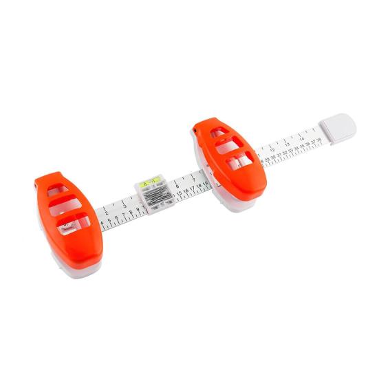 Magnetic Ruler 3-in-1 Picture Hanging System Horizontal Hanging Ruler with Built-In Bubble Level Nail Push Technology Level Tool