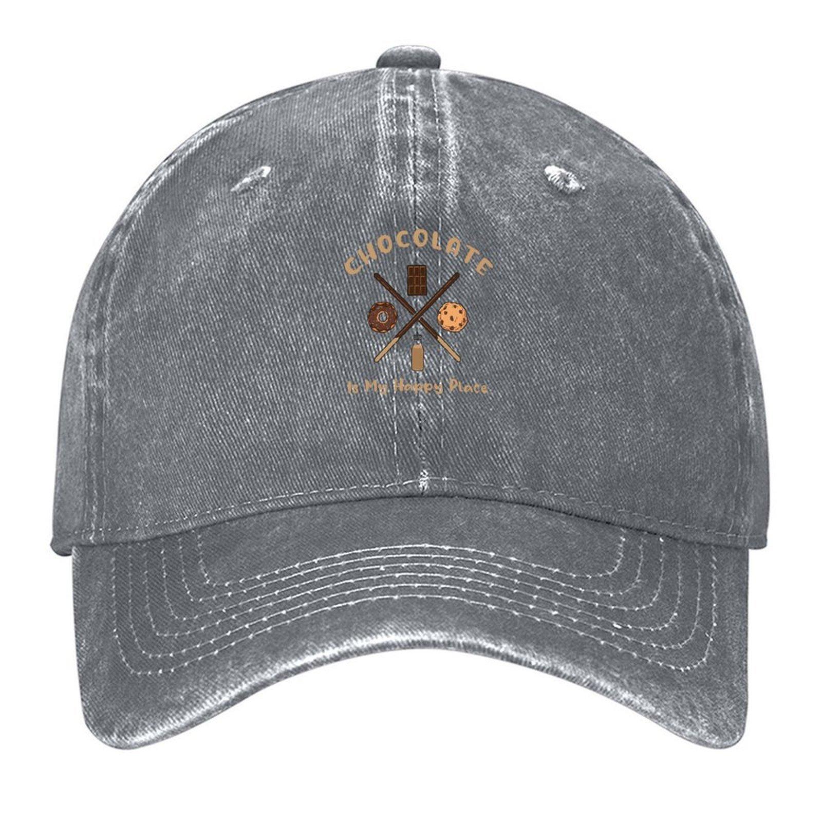 2026 Chocolate Is My Happy Place Baseball Cap Rave Hip Hop Horse Hat Wild Ball Hat Men Caps Women s