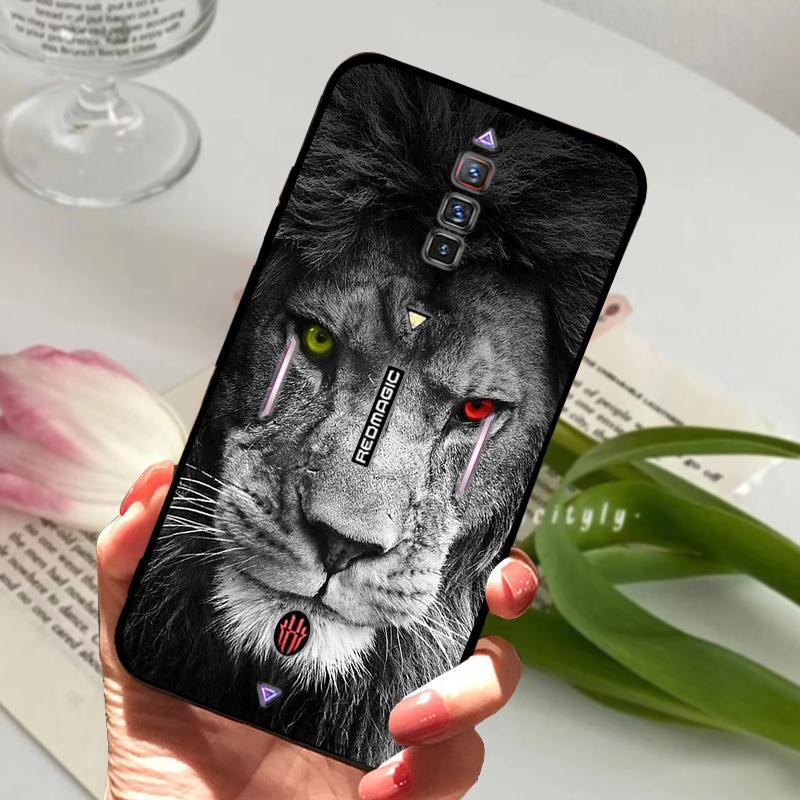 For ZTE Nubia Red Magic 6 Case Shockproof Soft TPU Silicone Phone Cover For ZTE Nubia Red Magic 6S Pro Capa Cartoon RedMagic 6