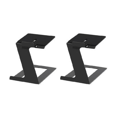 2Pcs Desktop Speaker Stand with Vibration Absorption Pads Speaker Risers for Most Small & Medium Bookshelf Speakers
