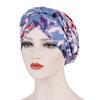 Chic Foulard Turban Fleuri Élastique pour Femme Casquette pour Perte de Cheveux due au Cancer et à la Chimiothérapie