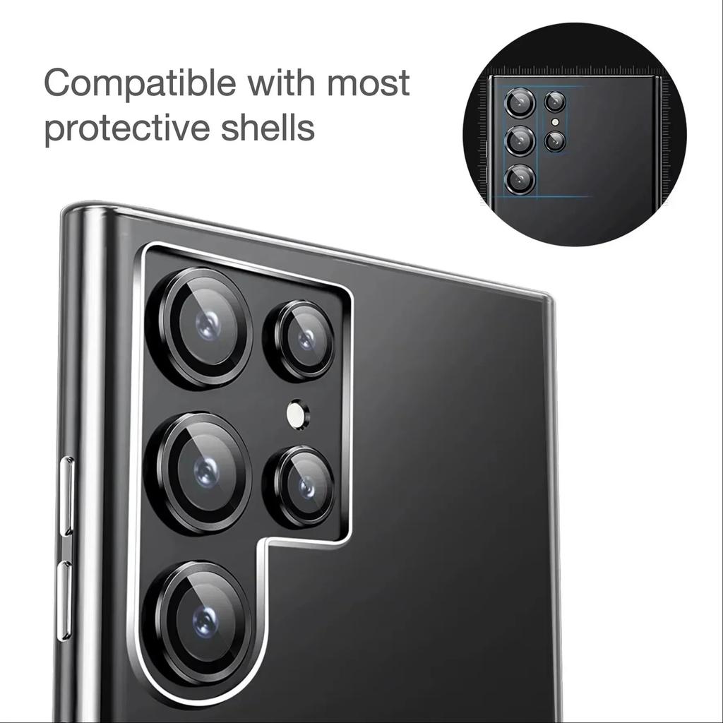 For Galaxy S25/S24/S23 Ultra/Plus/S22 Camera Lens Protector Tempered Glass Anti-Scratch Shatterproof Screen Cover