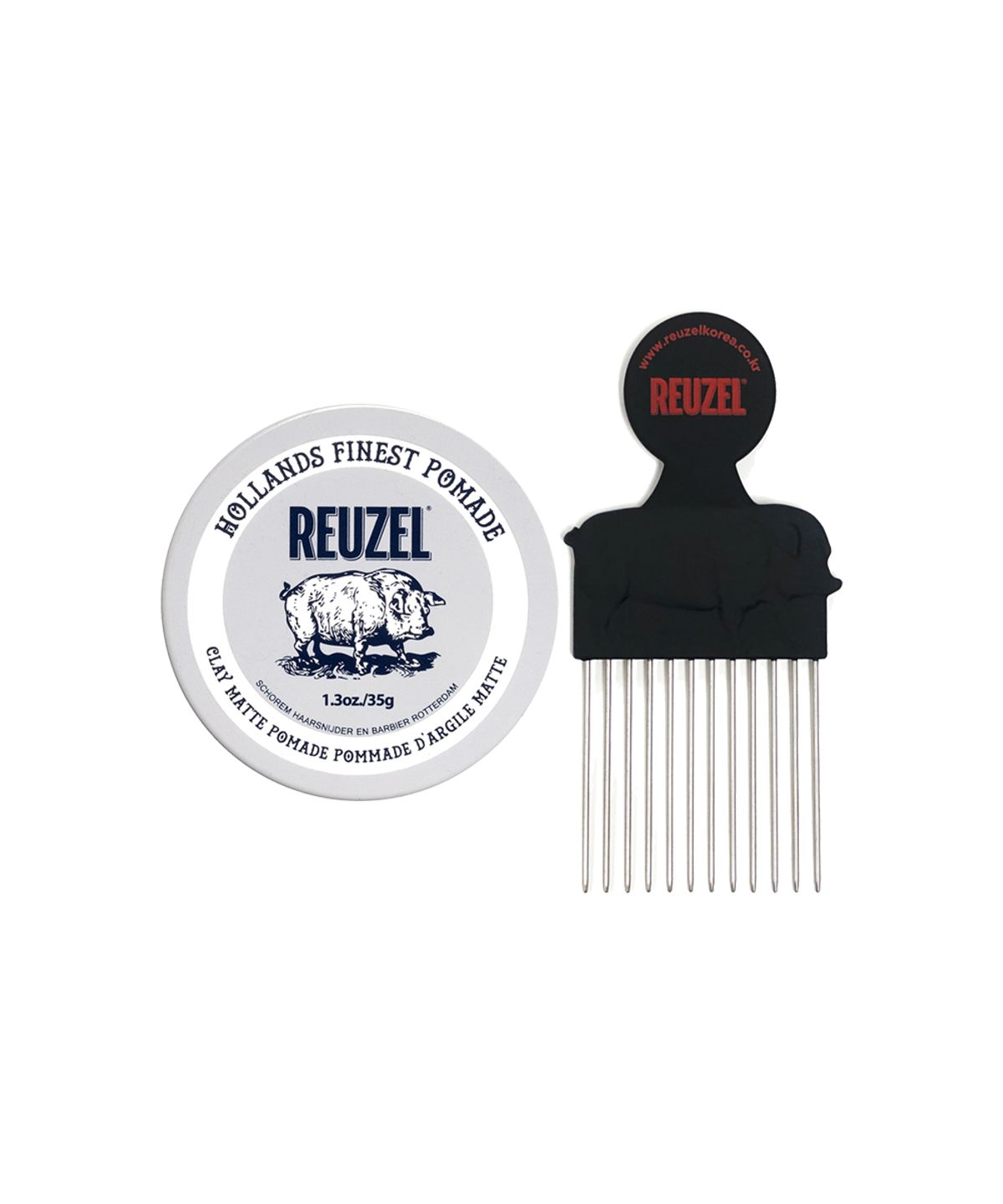 Clay Matte Pomade 35g + Pomade Comb
