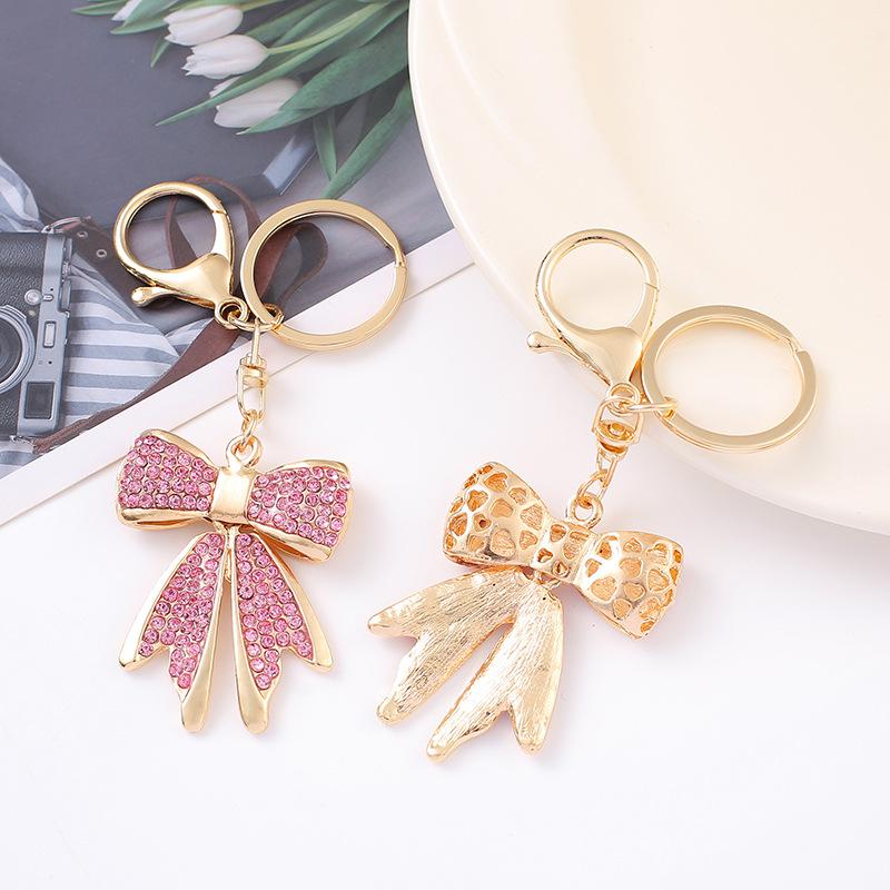 Creative Gift Bow Car Keychain Pendant Ladies' Bag Keychain