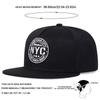 Unisex Letter NYC Circle Embroidery Baseball Cap Summer Flat Top Cotton Hat Men Hip Hop Caps Basketball Hats Trucker Hat