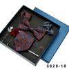 Men's Formal Tie & Pocket Square Eight-Piece Gift Set - High-End Wedding & Business 