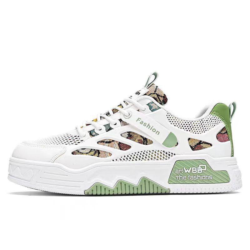 Spring Mens Running Shoes 2025 Breathable Skateboard Shoes Platform Comfortable Casual Sneakers Male Tenis Masculino Footwear