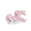 Niedliche rosa Hundebroschen, Emaille, Welpenbrosche, Strass, Schmuck, Hochzeitsgeschenke