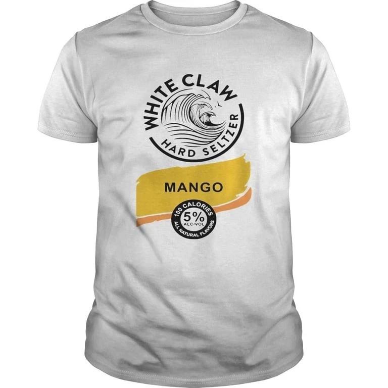 White claw Hard seltzer Mango Halloween Costume shirt S