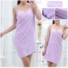 Wearable Microfiber Bathrobe Woman Shower Female Soft Bath Towel for Adults for Home Textiles Bath and Sauna Towels Bathroom