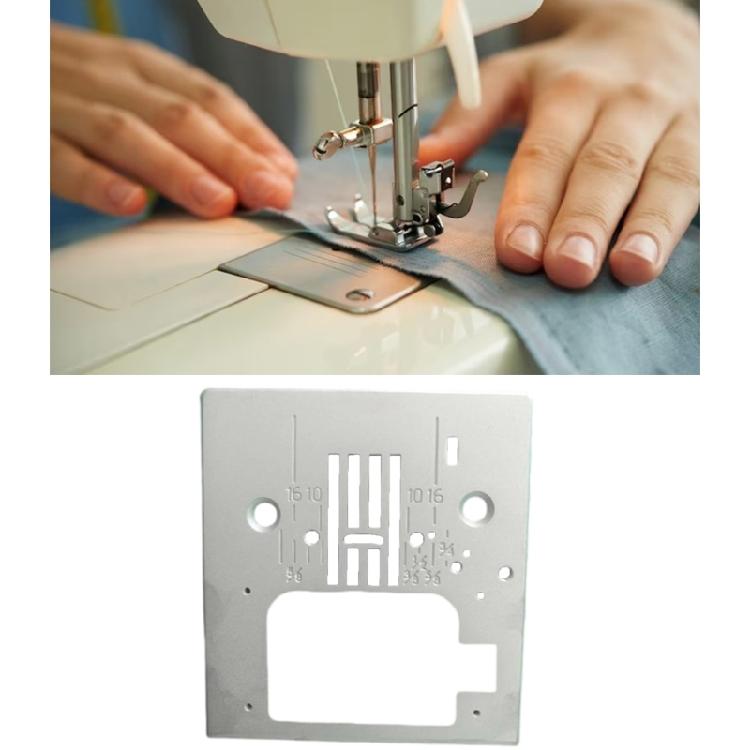 Professional Iron Needle Plate Replacement For 86992 Sewing Machine Accessories Metal Needle Plate with Scale Marking