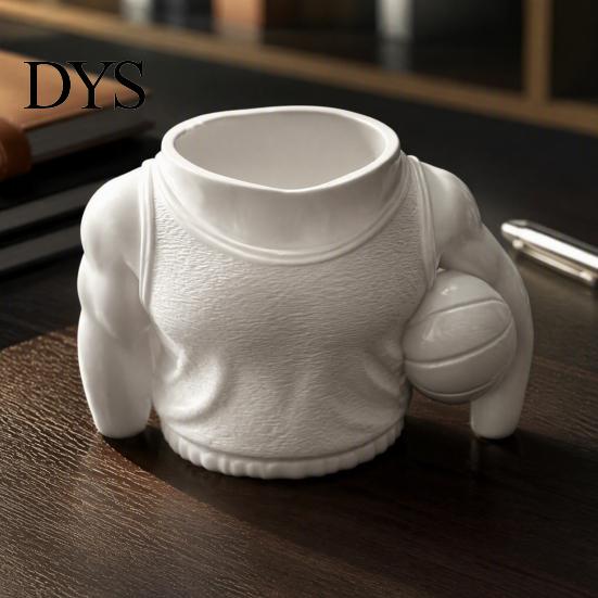 Sports Decor for E-sports Table Basketball Player Pen Holder, 3D Printed Themed Desktop Organizer, Holder Funny Pencil Cup, Novelty Gift Fans