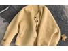 Stylish Women's Fallen Leaf Wool Coat – Short, Popular Winter Fashion
