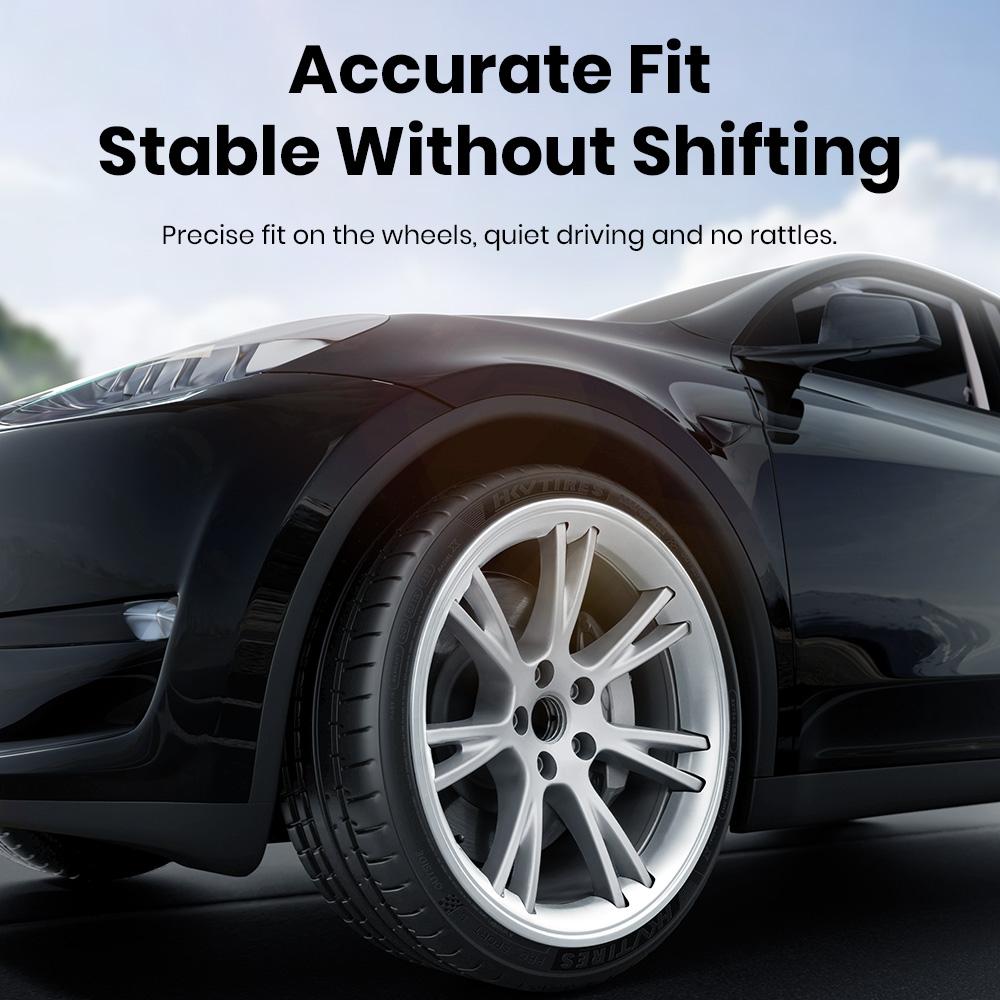 YZ for Tesla Model Y 19 Inches Wheel Protection Wheel Hub Protection Patch Protectors Automobile Accessories
